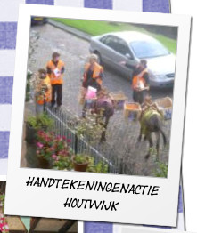 Handtekeningenactie Houtwijk